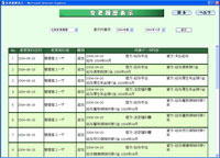 日本トータル・システム経営Navi 会計業務 仕訳変更履歴画面